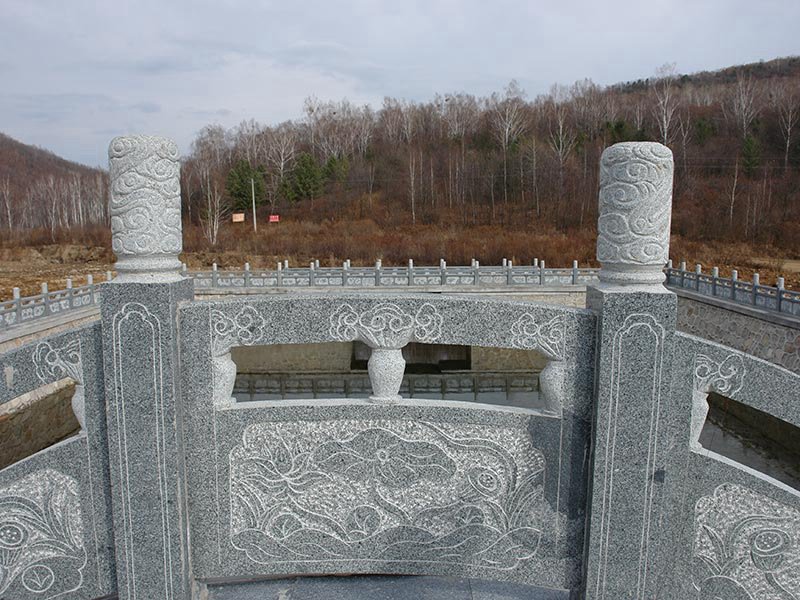 水庫荷花大理石欄桿[編號(hào)333]