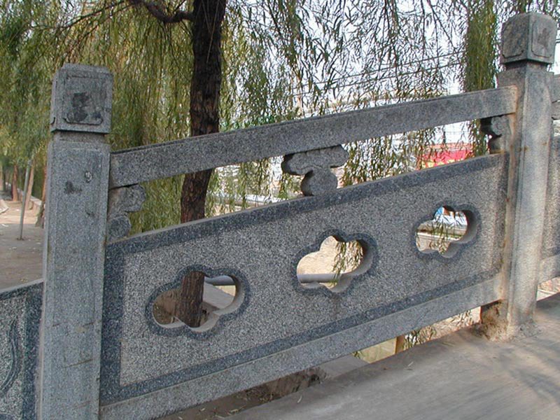 鏤空橋面大理石石材欄桿[編號(hào)331]