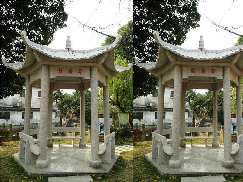 龍華亭花崗巖石涼亭[編號015]