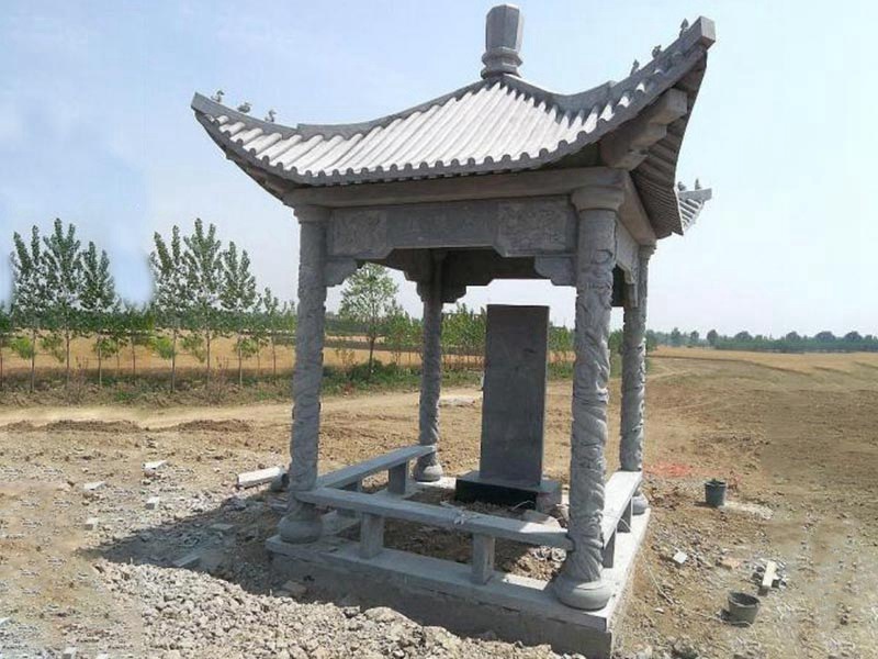 農(nóng)村花崗巖石涼亭[編號014]