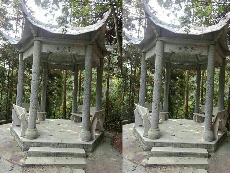 三賢亭花崗巖石涼亭[編號013]