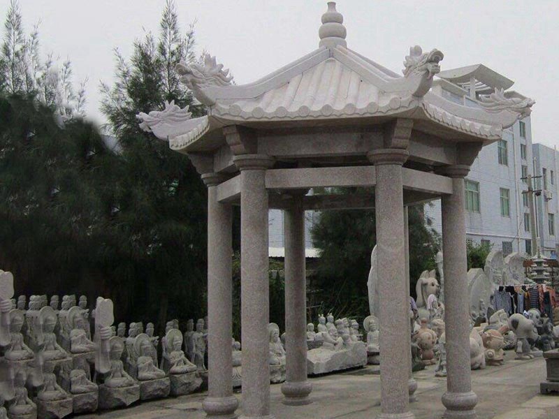 廠家直銷花崗巖石涼亭[編號012]