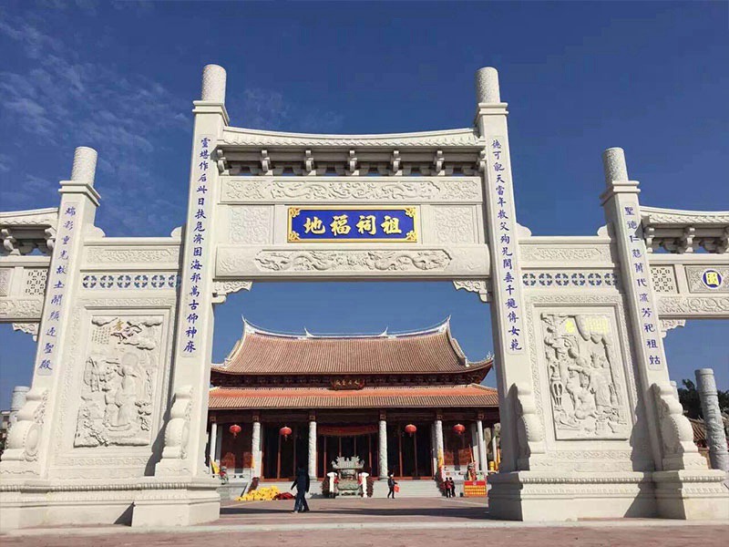 大型祠堂石雕牌坊門樓（編號003）