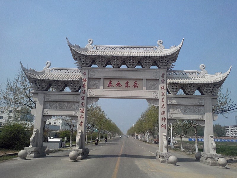 村莊牌坊設(shè)計(jì)雕刻