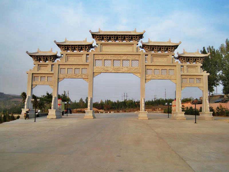 景區(qū)石門(mén)樓圖片樣式