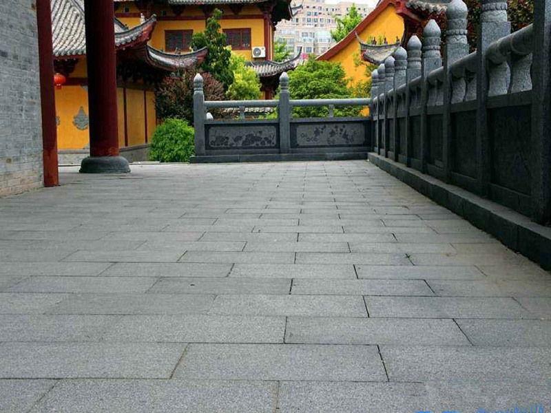 寺廟青石板材鋪裝效果（編號(hào)047）