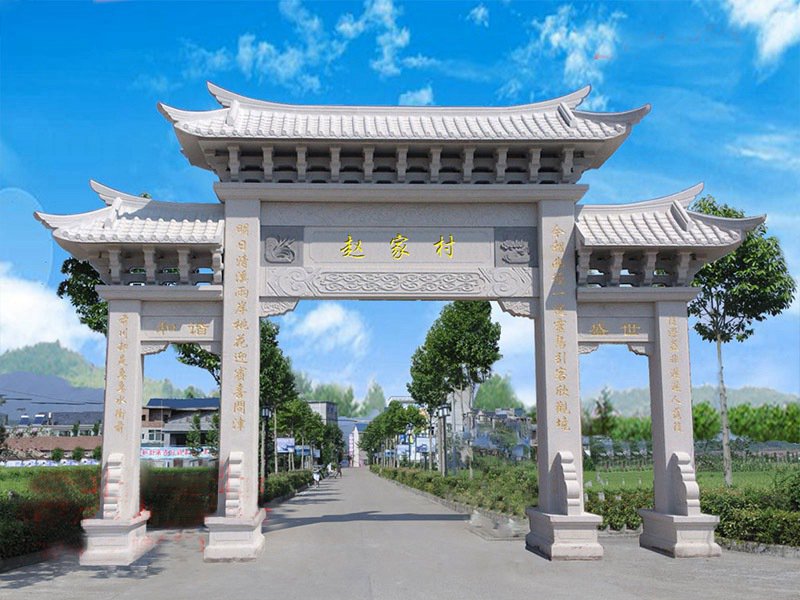 農(nóng)村石牌坊