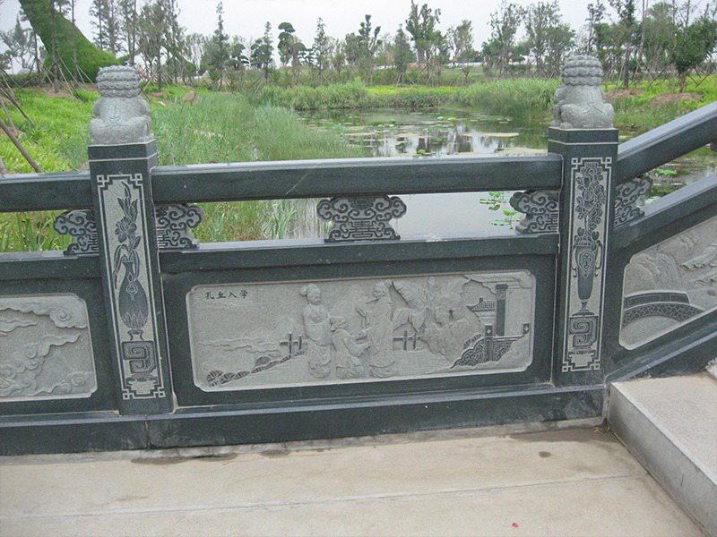 公園花崗巖石欄桿/護(hù)欄