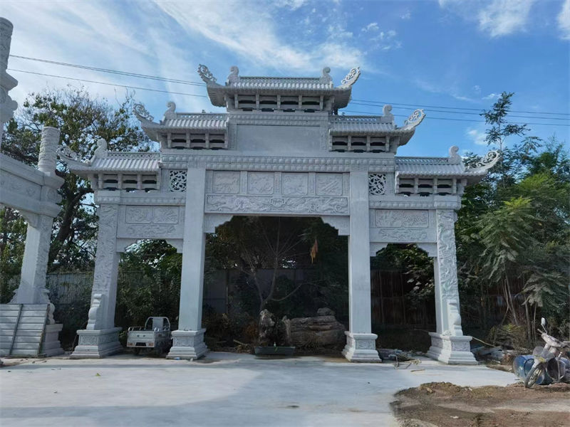 農村石牌坊石牌樓圖片