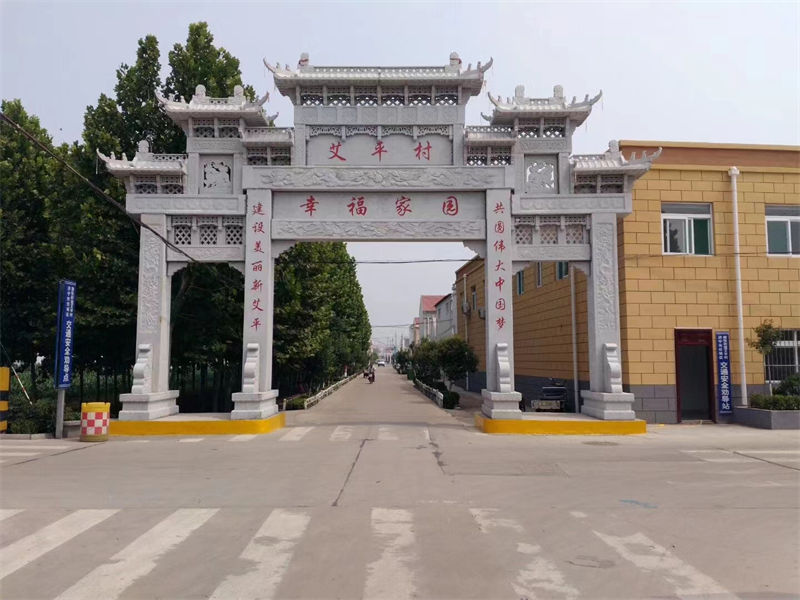 農村三門七樓石牌坊建造樣式