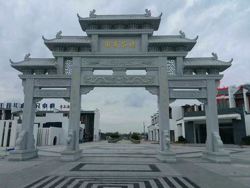 芝麻白花崗巖石牌坊價(jià)格