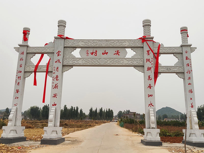 農(nóng)村三門石牌坊多少錢